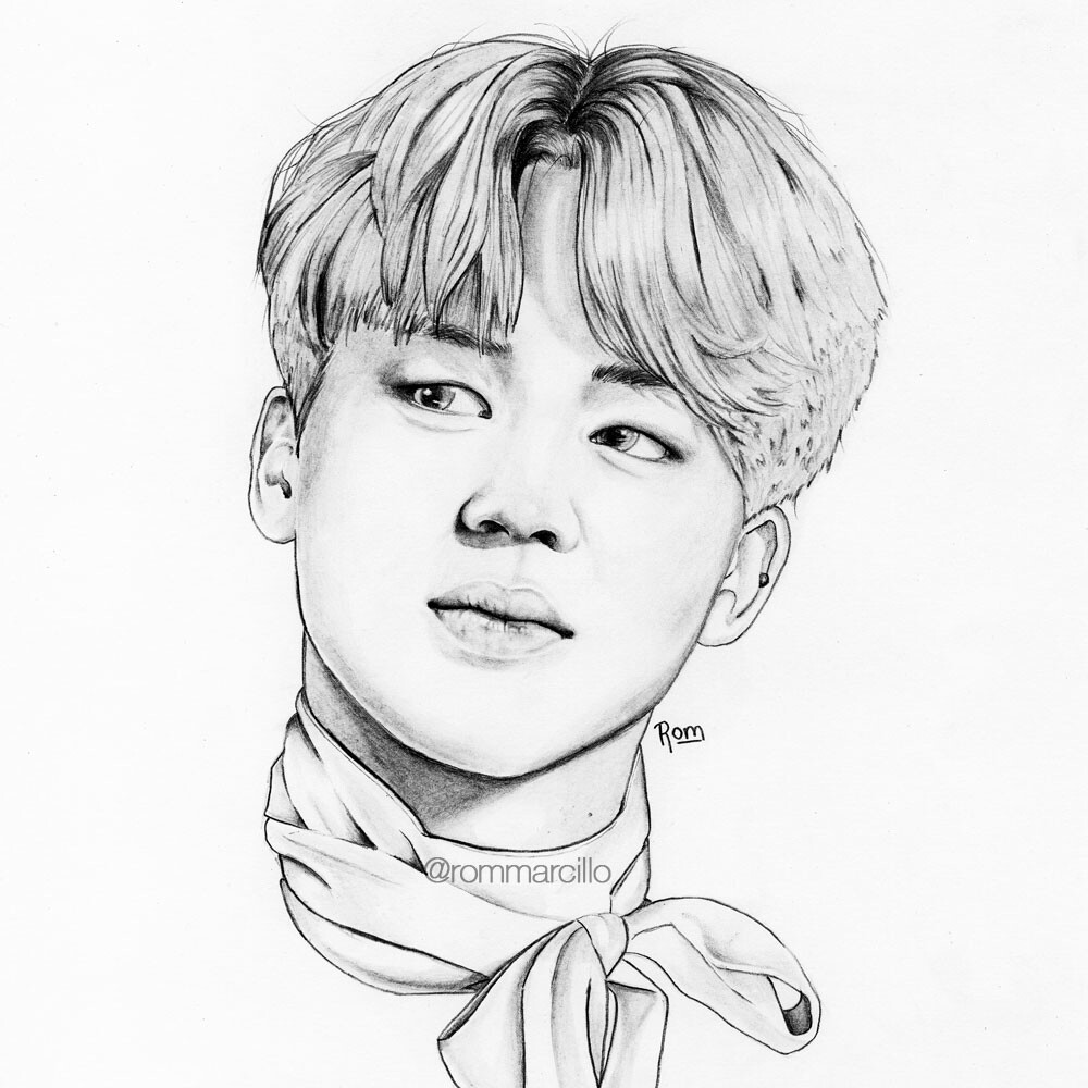 Jimin Drawing Picture - Drawing Skill