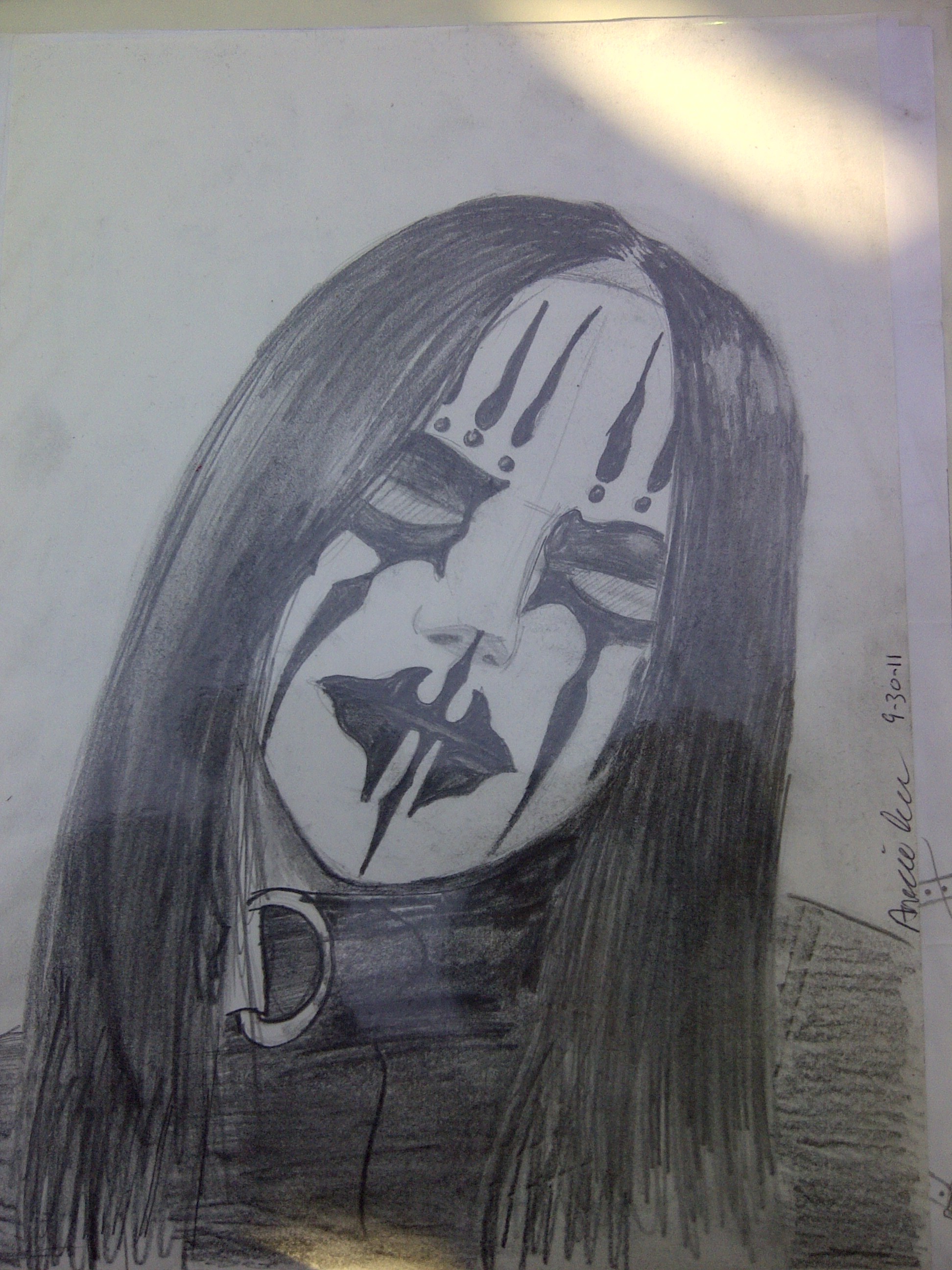Joey Jordison Drawing Art
