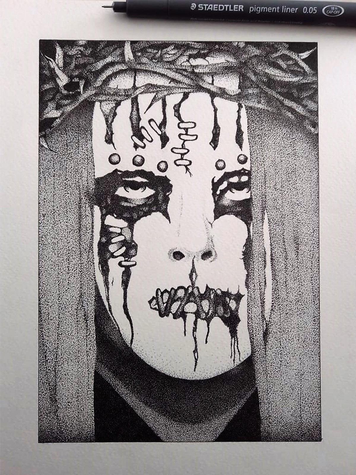 Joey Jordison Drawing Picture