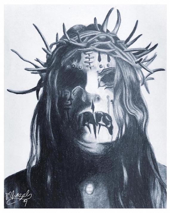 Joey Jordison Drawing Sketch