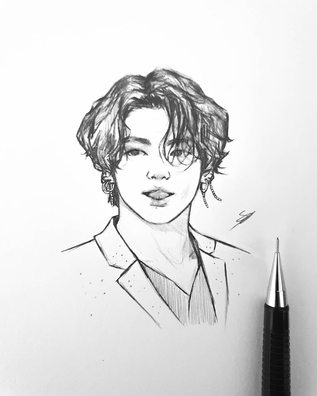 Jungkook Art Drawing