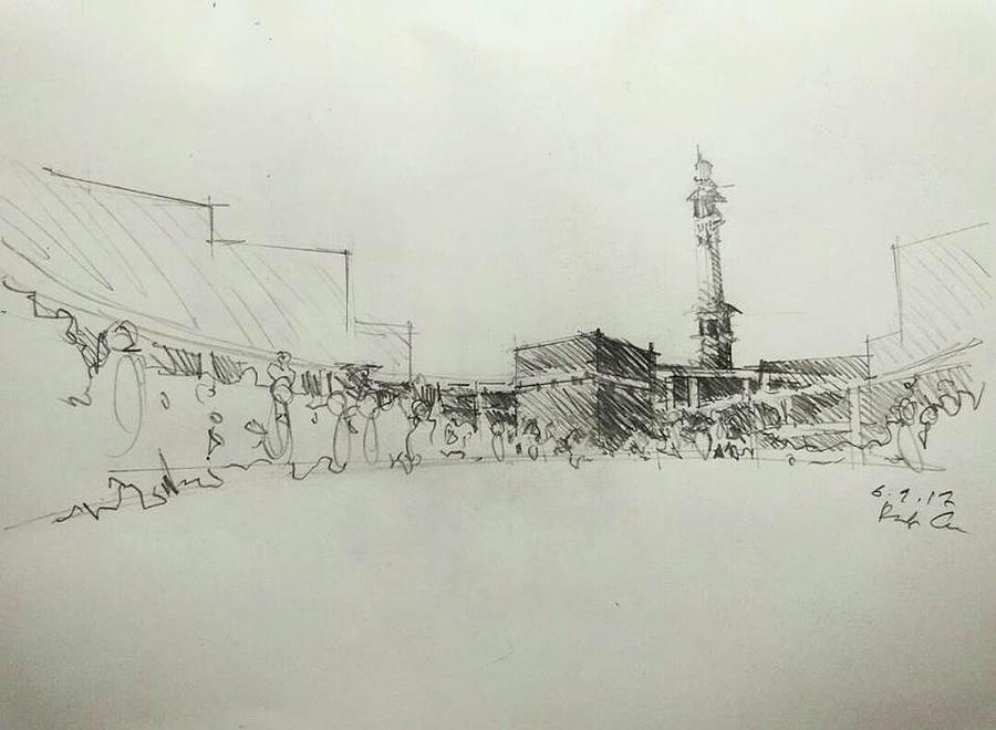 Kaaba Drawing Art