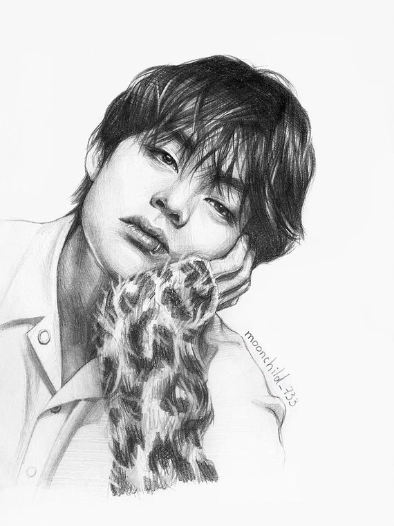 Kim Tae-Hyung Art Drawing