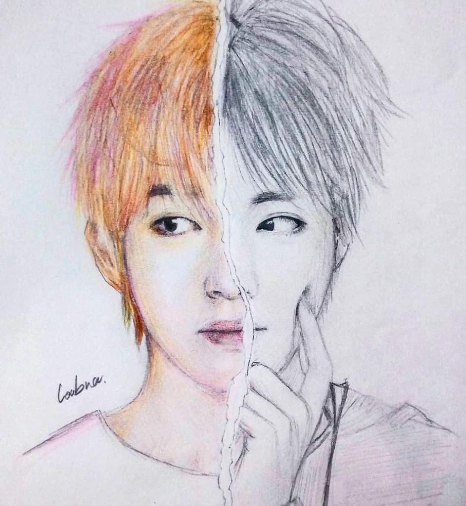 Kim Tae-Hyung Drawing Photo