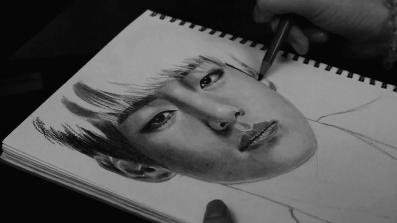 Kim Tae-Hyung Drawing Picture