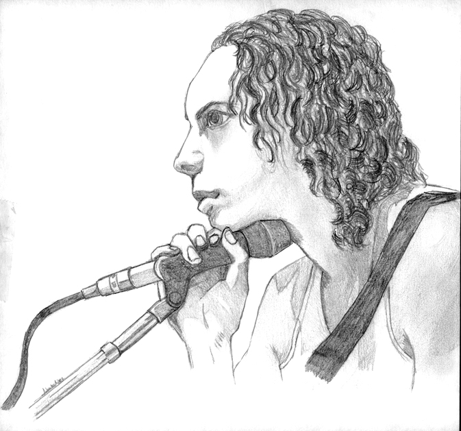 Kirk Hammett Art Drawing