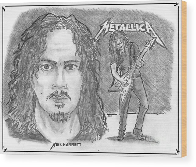 Kirk Hammett Drawing Amazing