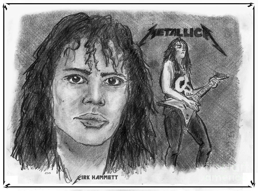 Kirk Hammett Drawing Art