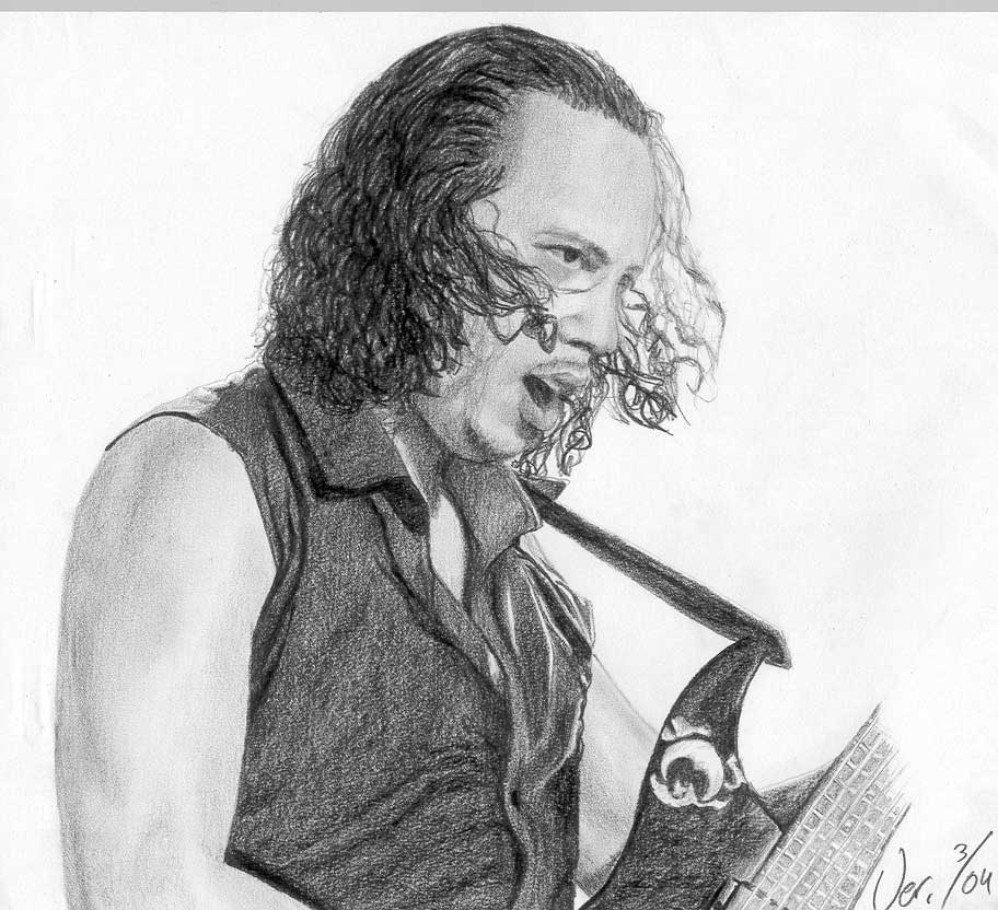 Kirk Hammett Drawing Image