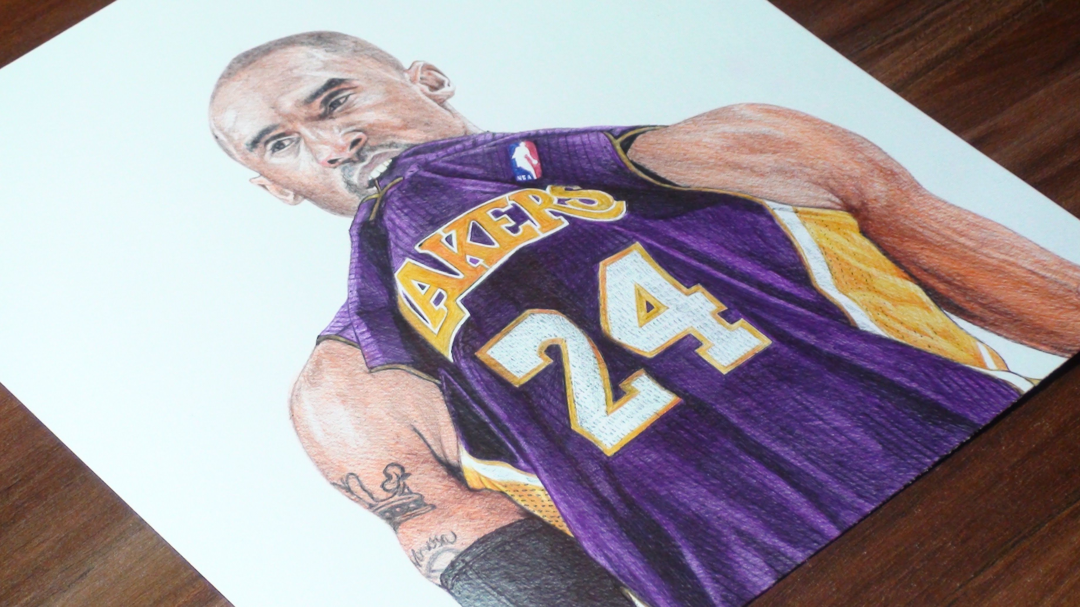 Kobe Bryant Drawing Creative Art
