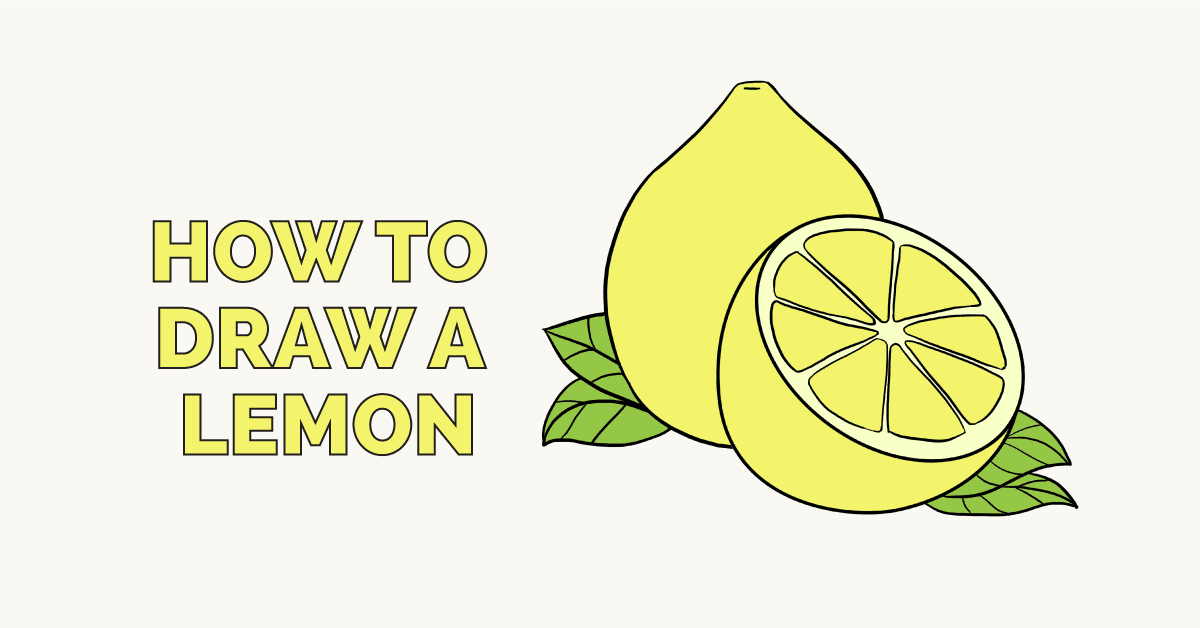 Lemon Drawing Beautiful Image