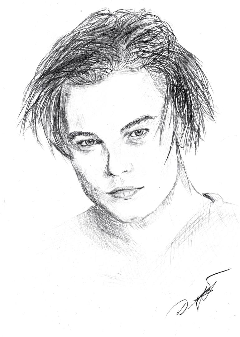 Leonardo DiCaprio Drawing Realistic