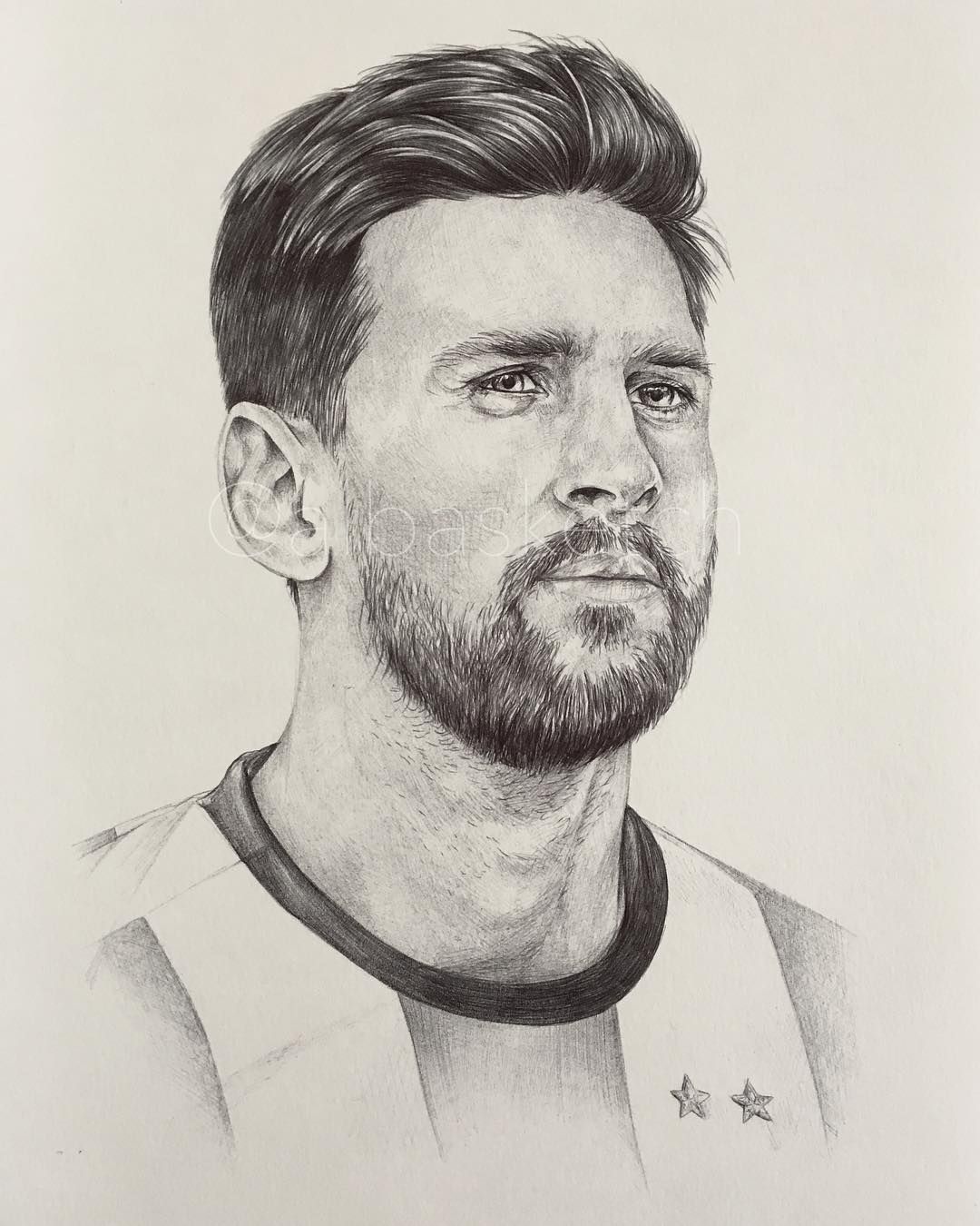 Lionel Messi Drawing Photo