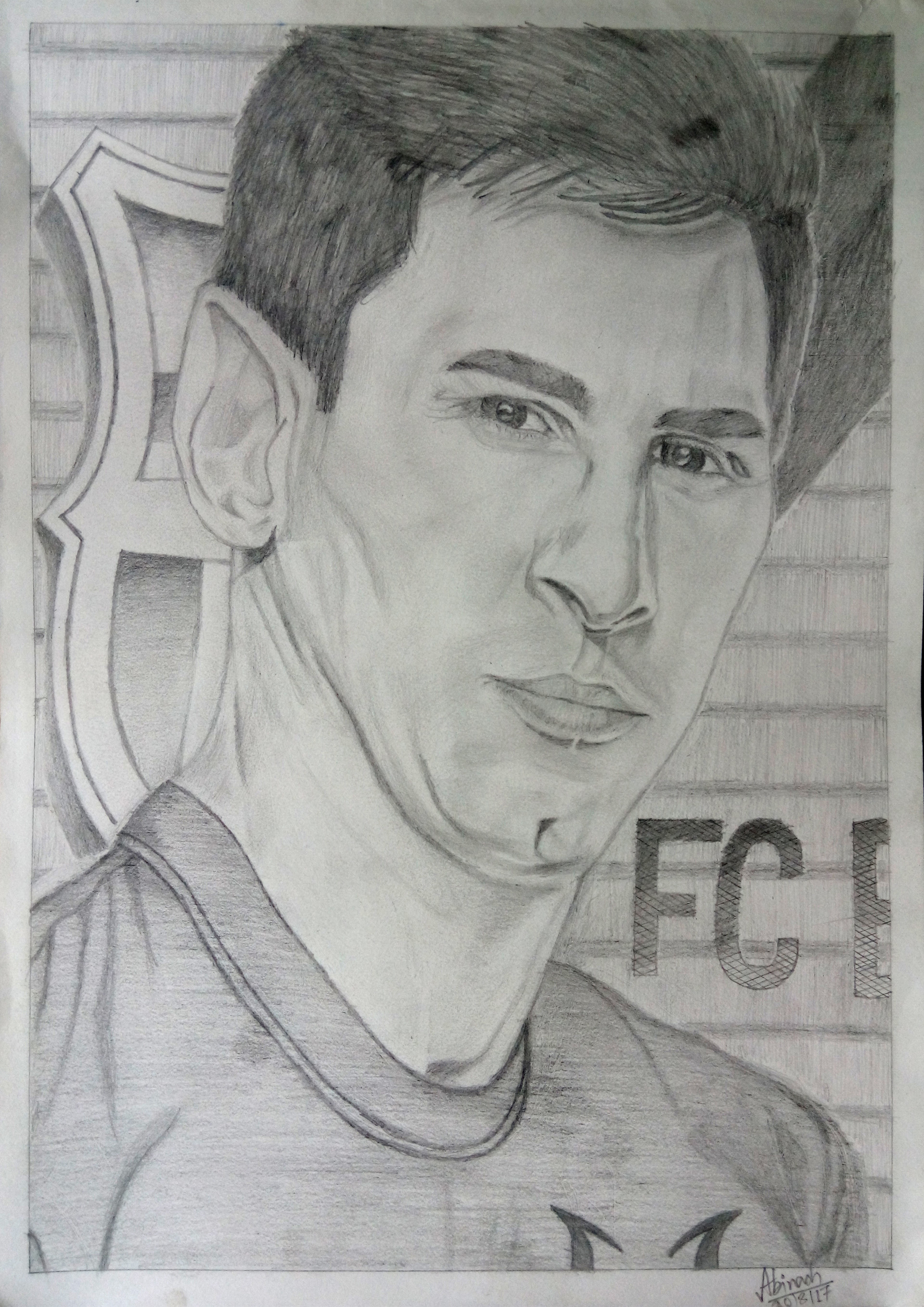 Lionel Messi Drawing Pictures