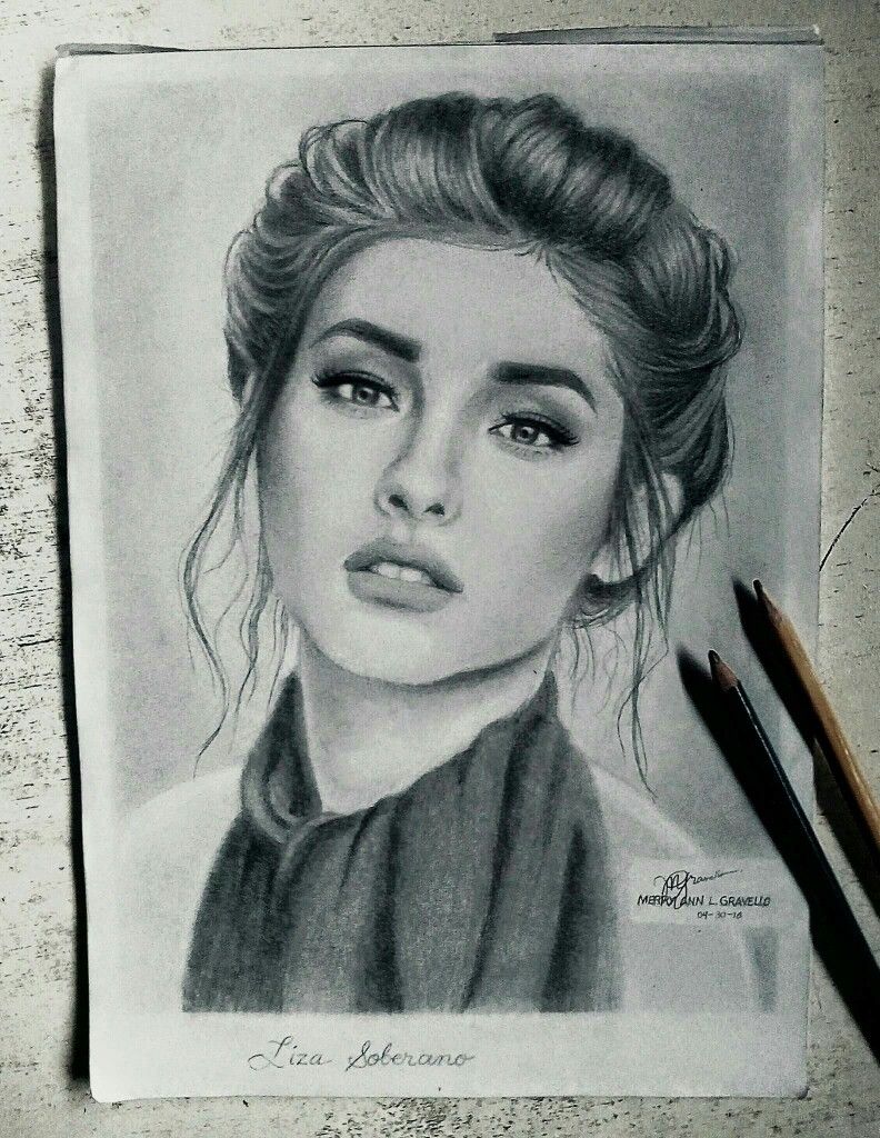 Liza Soberano Drawing Picture