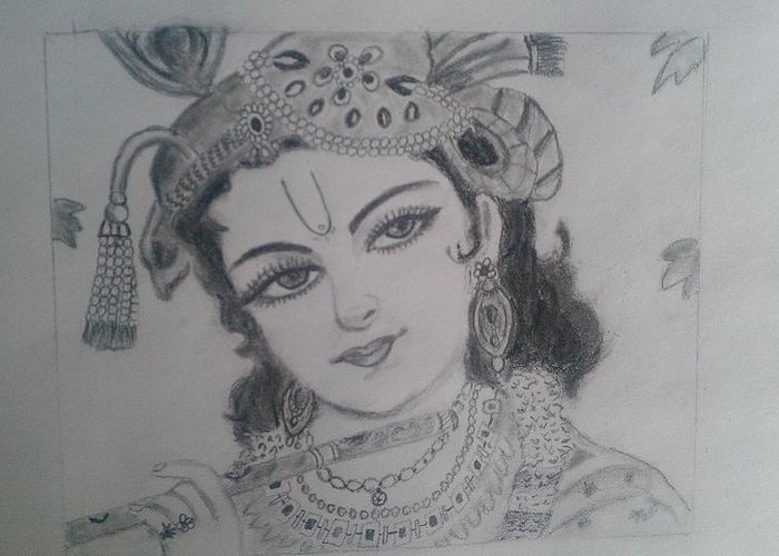 Buy Lord Krishna painting Artwork at Lowest Price By Kuldeep Singh-gemektower.com.vn