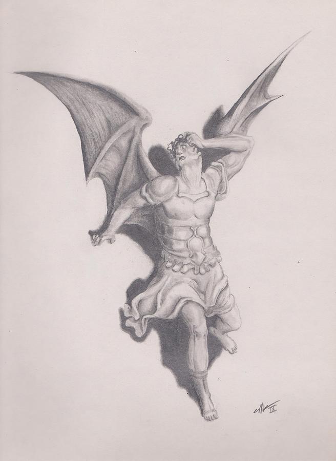 Lucifer Drawing High-Quality