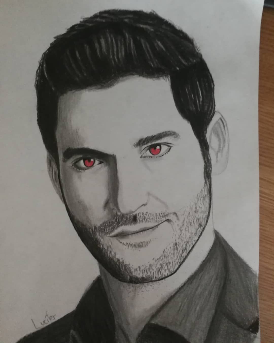 Lucifer Drawing Pictures
