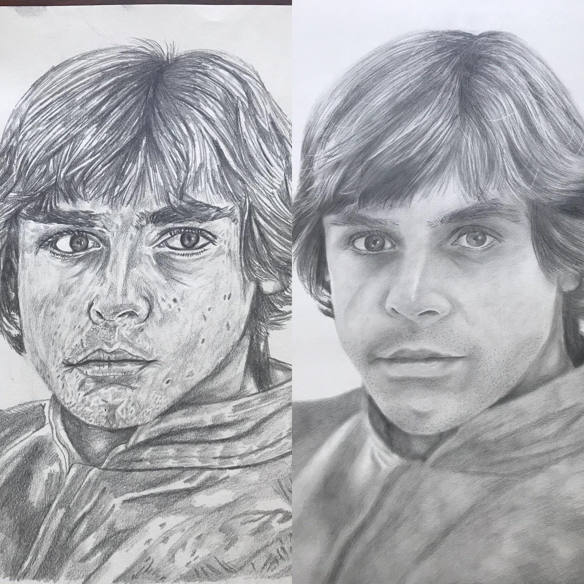 Luke Skywalker Drawing Amazing