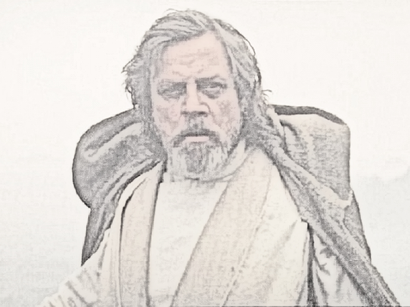 Luke Skywalker Drawing Art