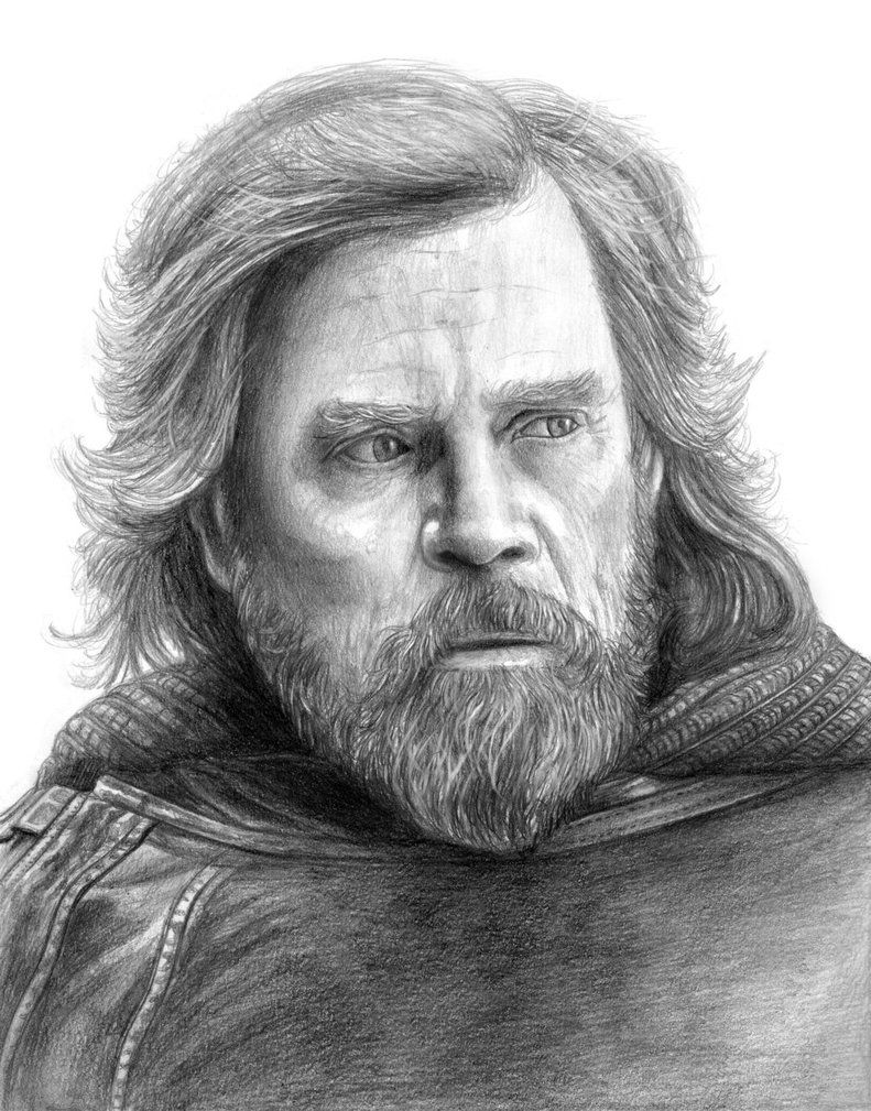 Luke Skywalker Drawing Pic