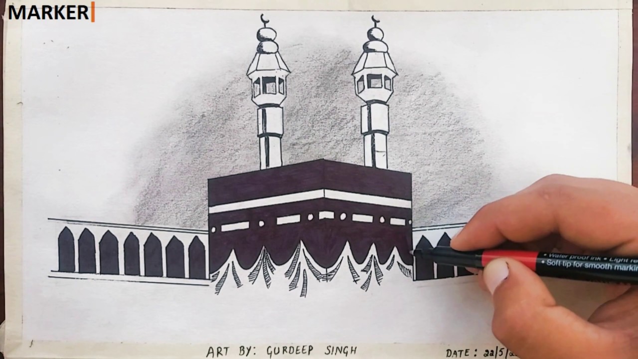Makkah Drawing High-Quality