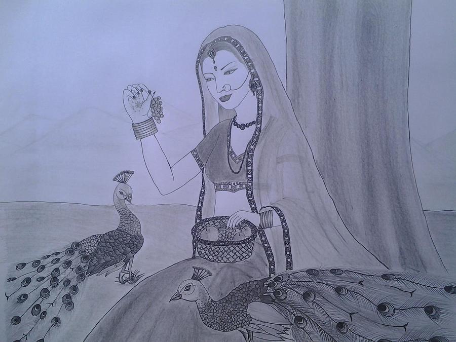 Meera Drawing Amazing