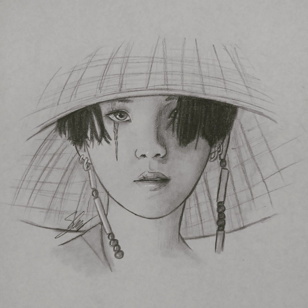 Min Yoon-Gi Drawing Realistic