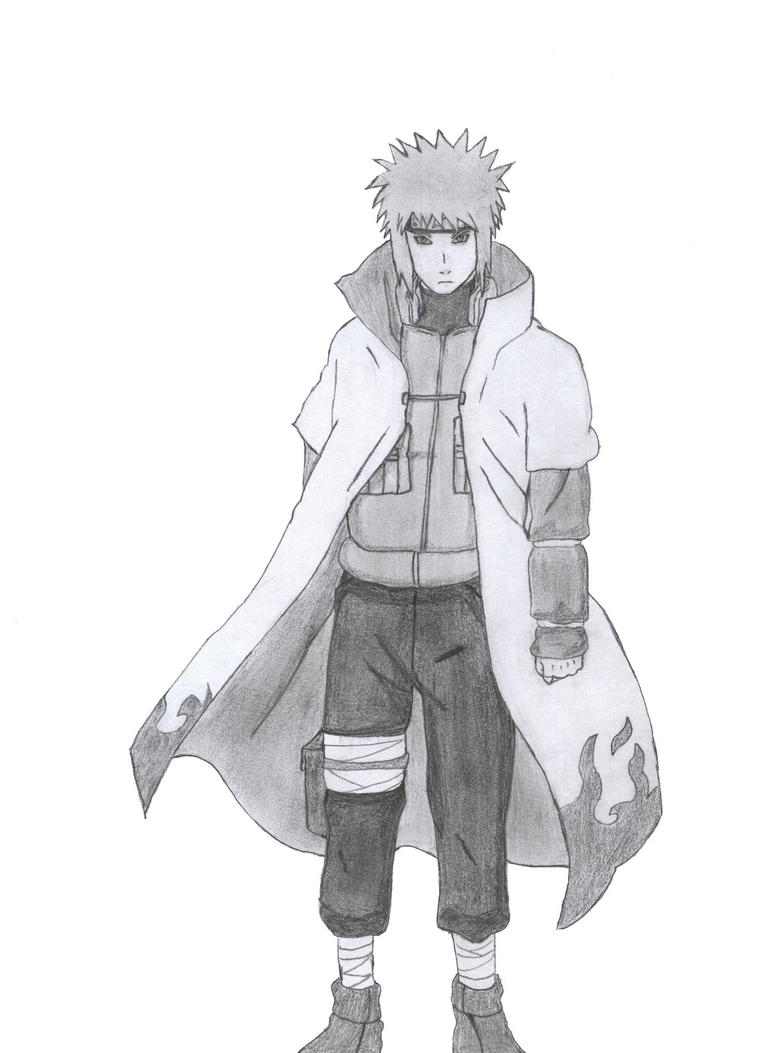 Minato Namikaze Drawing High-Quality