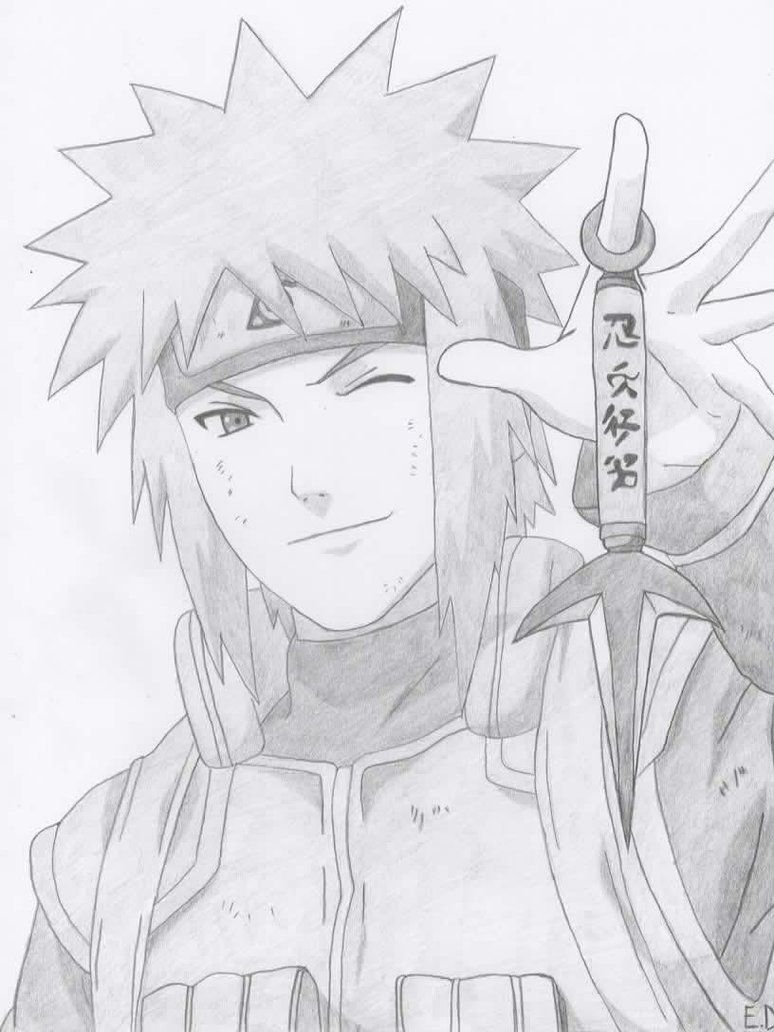 Minato Namikaze Drawing Image