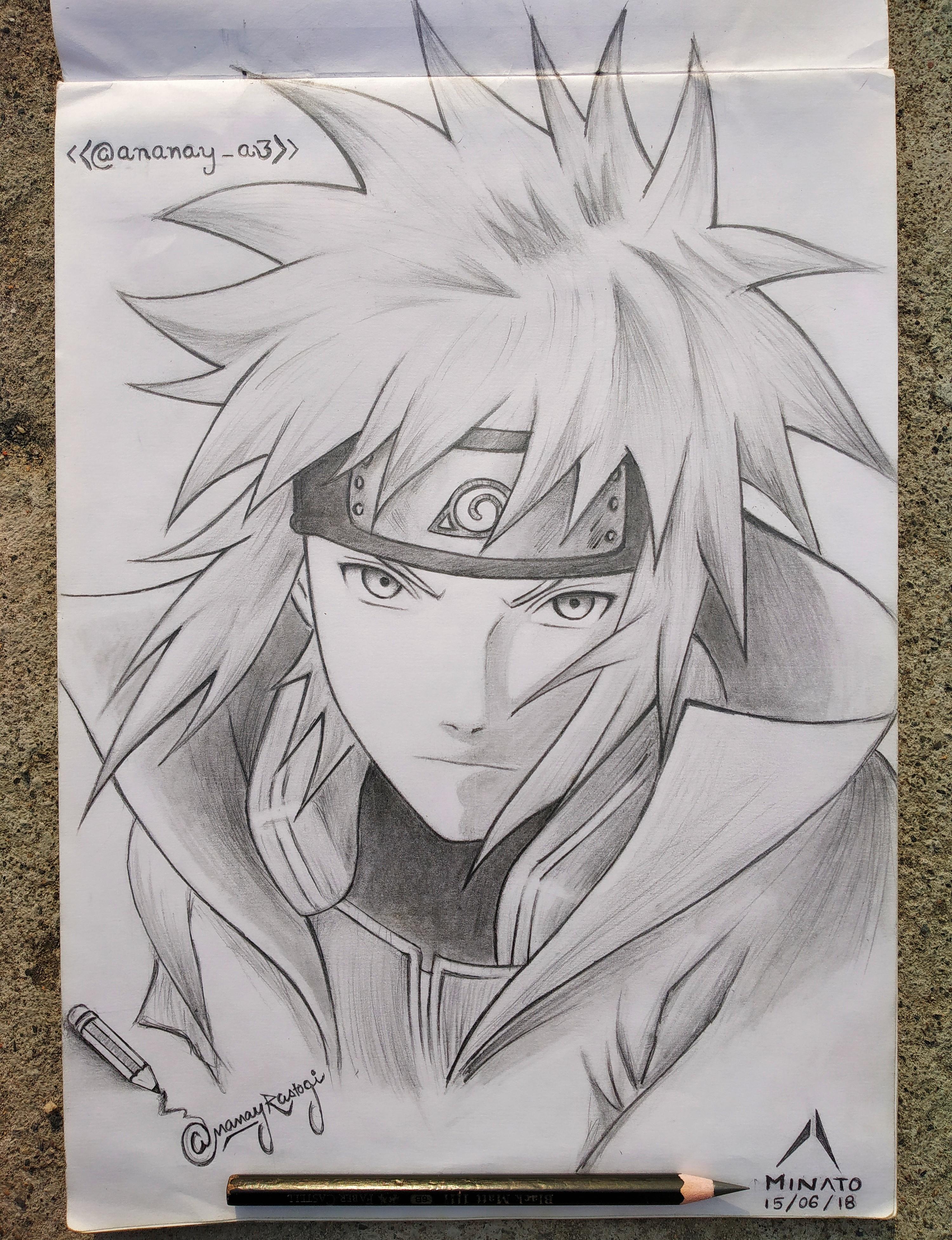 Minato Namikaze Drawing Pics