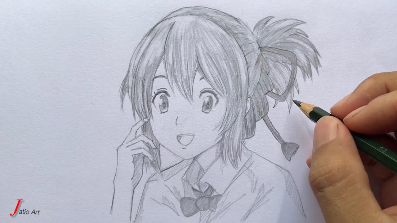 Mitsuha Miyamizu Drawing