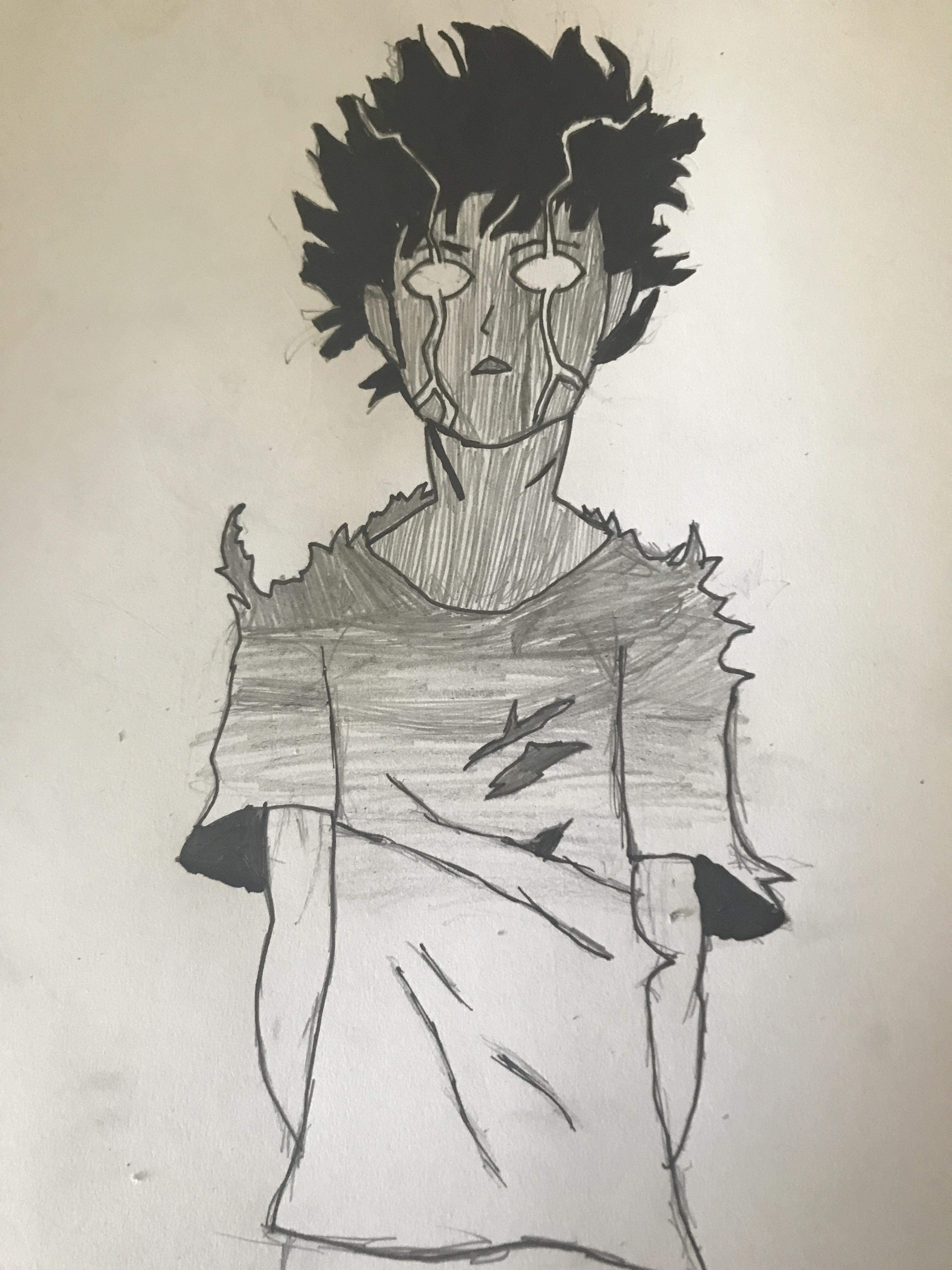 Mob Psycho 100 Drawing Image