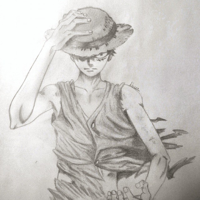 Monkey D. Luffy Drawing Realistic