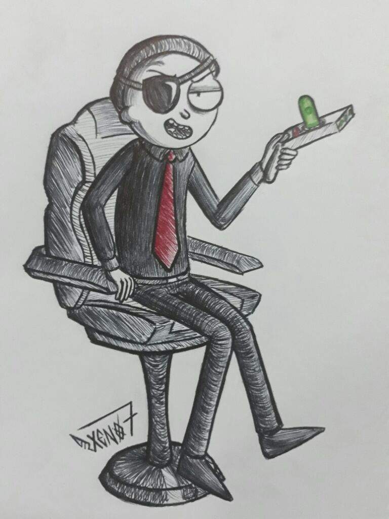 Morty Drawing Amazing