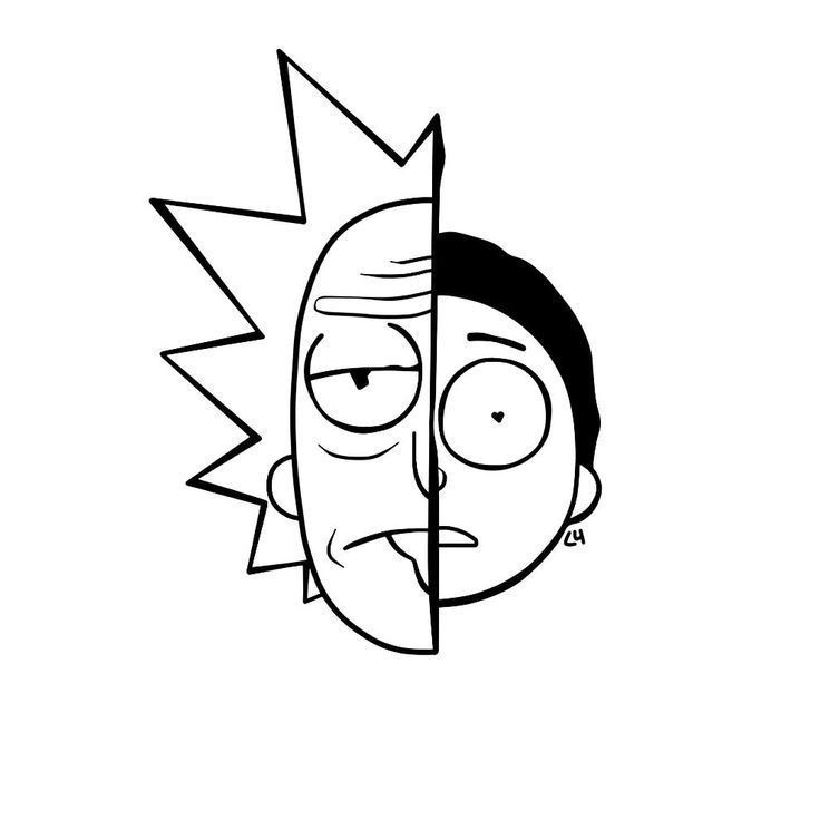 Morty Drawing High-Quality
