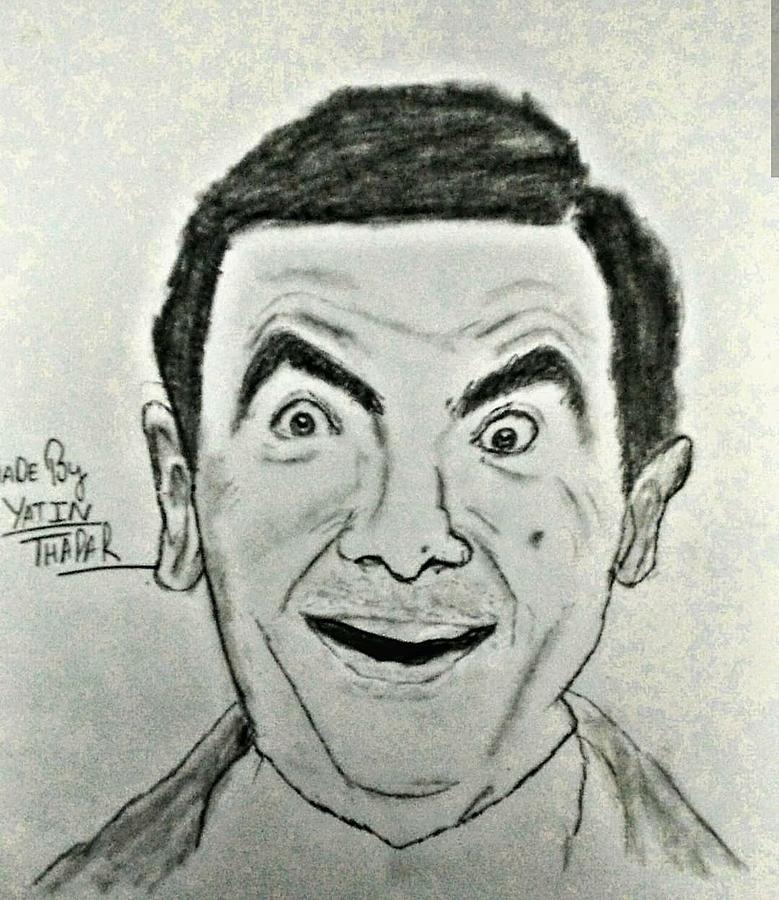 Mr. Bean Drawing Amazing