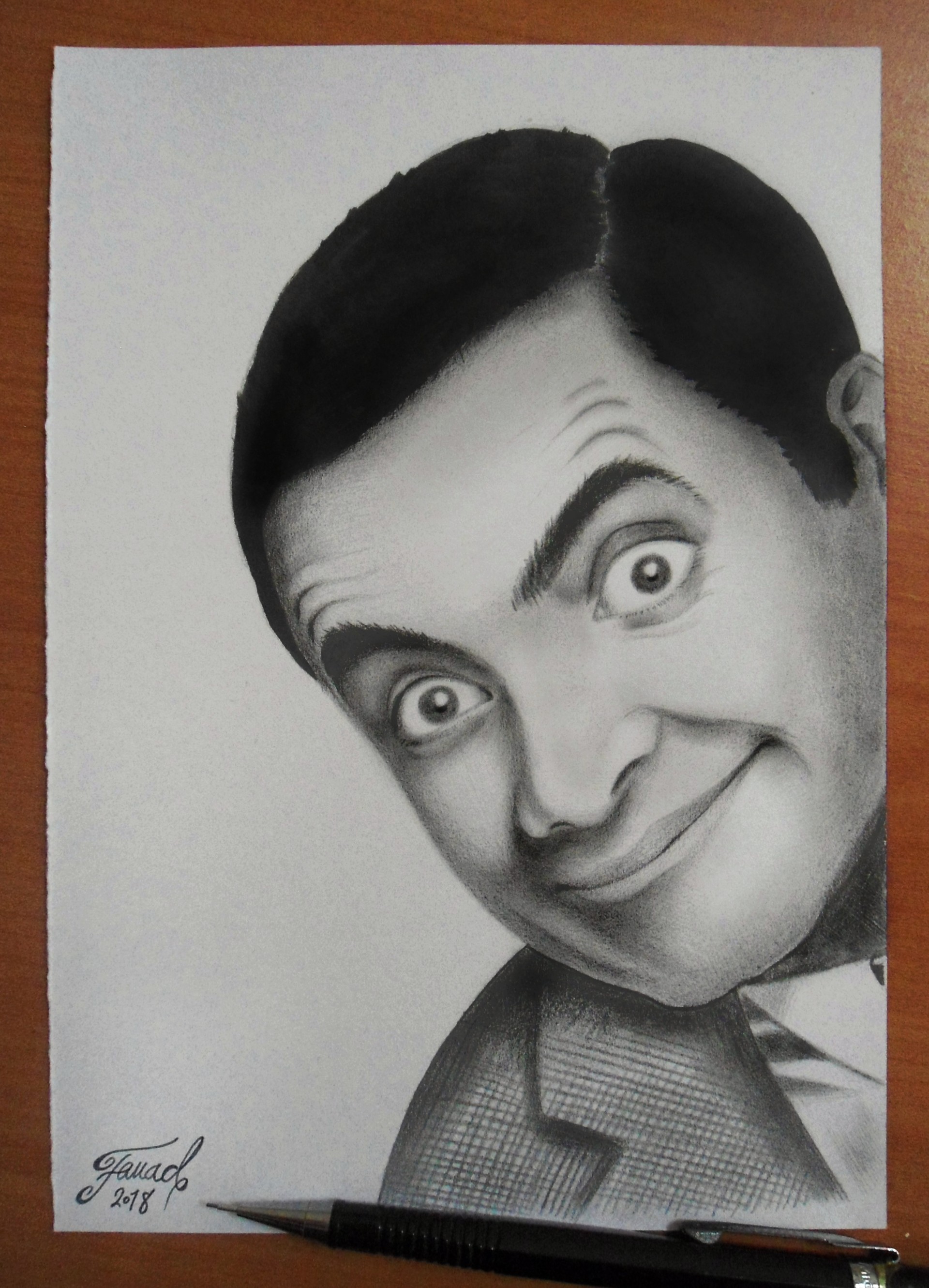 Mr. Bean Drawing Image