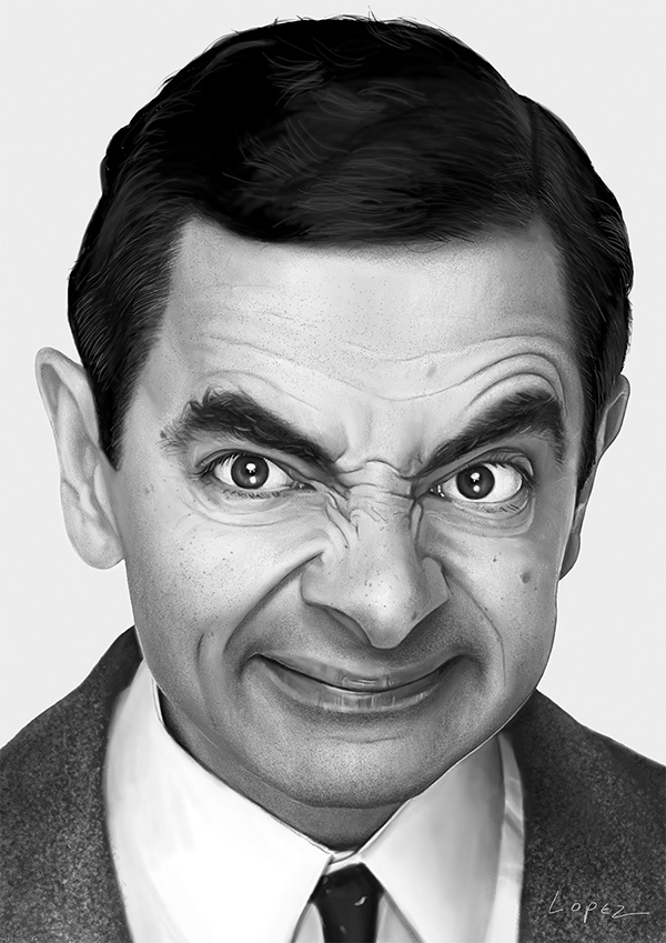 Mr. Bean Drawing Pic