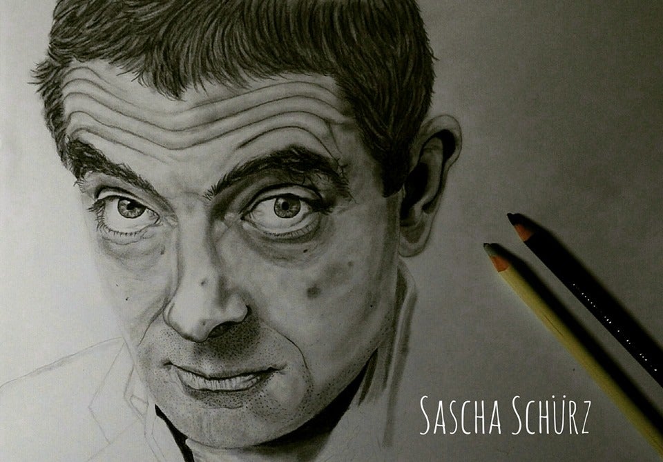 Mr. Bean Drawing Realistic