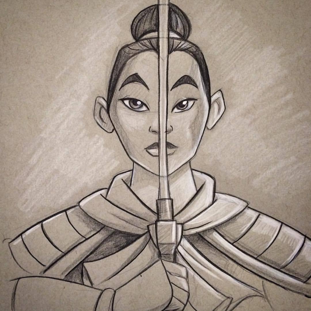Mulan Drawing High-Quality