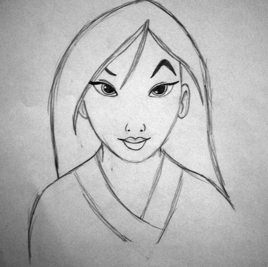 Mulan Drawing Photo