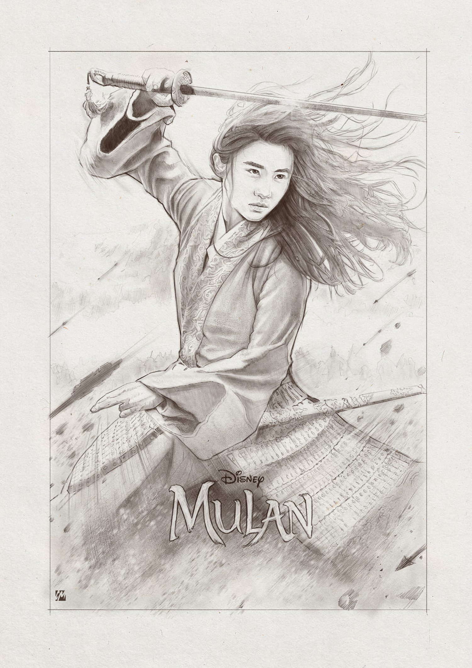 Mulan Drawing Pics
