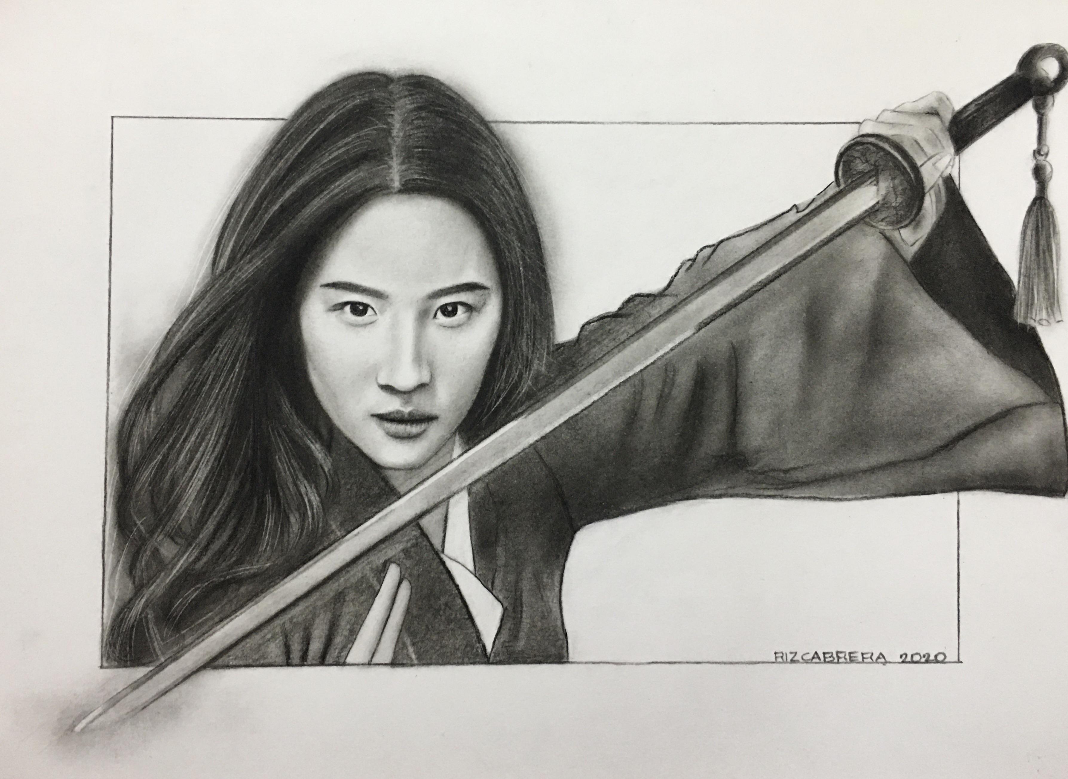 Mulan Drawing Realistic