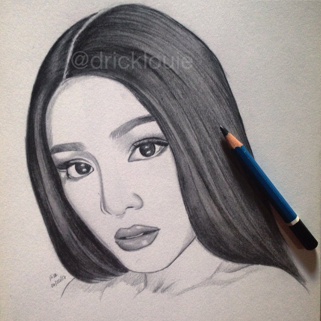 Nadine Lustre Drawing Beautiful Art