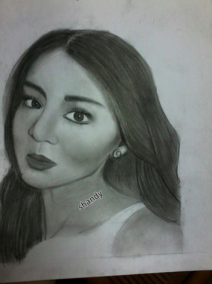 Nadine Lustre Drawing Pic