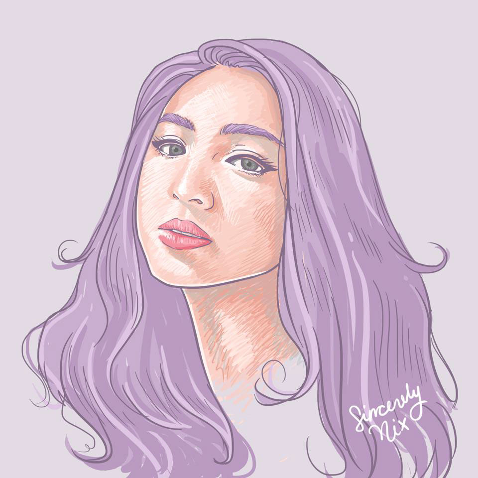 Nadine Lustre Drawing Picture