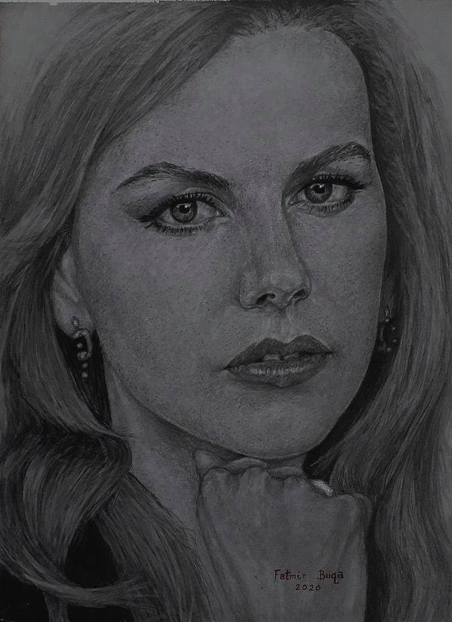 Nicole Kidman Pencil Drawing