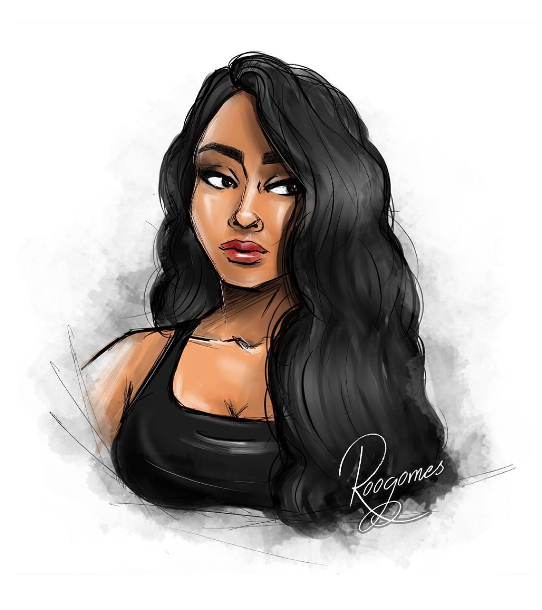 Normani Kordei Drawing