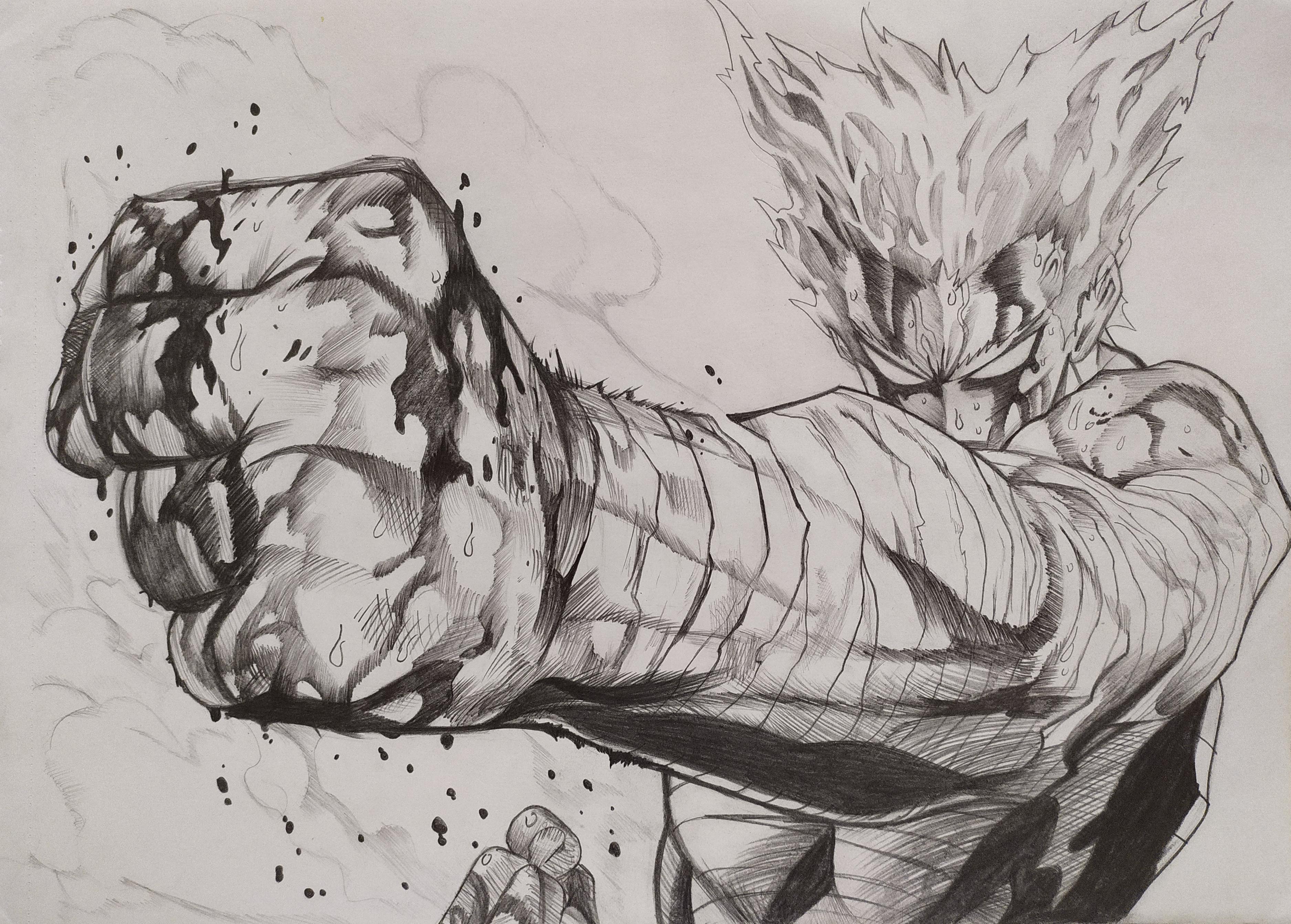 One Punch Man Drawing High-Quality